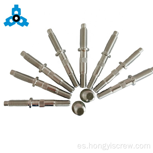 Acero inoxidable para el hex spador de perno de doble rosca manchada